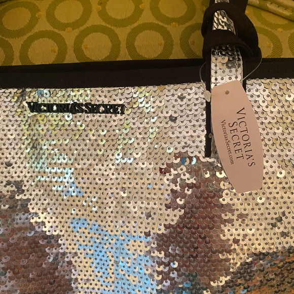 Victoria s Secret silver tote - Picture 2 of 5